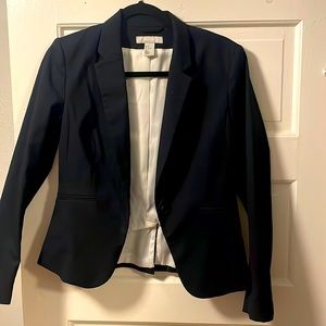 H&M Navy blue blazer size 6